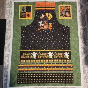 Debbie Mumm's Spooky Town Apron w/ Pockets Jo-Ann Cut & Sew Halloween October